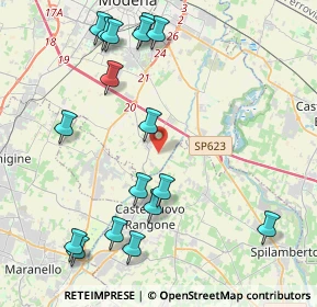 Mappa Stradello Portile, 41126 Modena MO, Italia (4.95235)