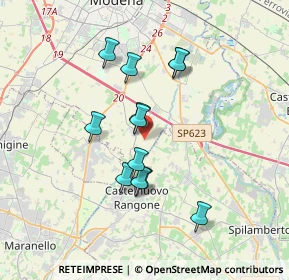 Mappa Stradello Portile, 41126 Modena MO, Italia (3.0625)