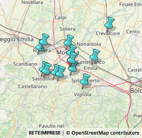 Mappa Stradello Portile, 41126 Modena MO, Italia (10.29692)