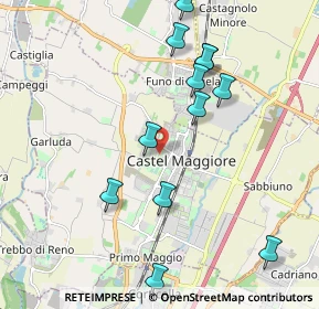 Mappa Piazza II Agosto, 40013 Castel Maggiore BO, Italia (2.1475)