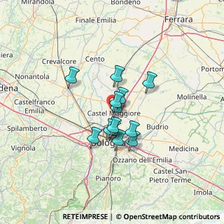 Mappa Piazza II Agosto, 40013 Castel Maggiore BO, Italia (8.92692)