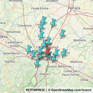 Mappa Piazza II Agosto, 40013 Castel Maggiore BO, Italia (11.07316)
