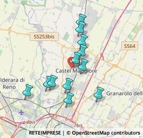 Mappa Piazza II Agosto, 40013 Castel Maggiore BO, Italia (3.175)