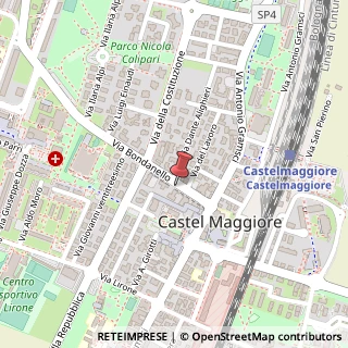 Mappa Via Bondanello, 16, 40013 Castel Maggiore, Bologna (Emilia Romagna)
