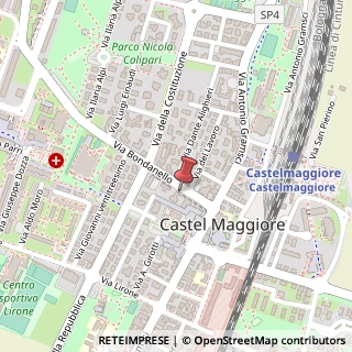 Mappa Via Bondanello, 16, 40013 Castel Maggiore, Bologna (Emilia Romagna)