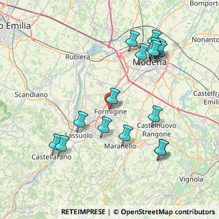 Mappa Via Piave, 41043 Formigine MO, Italia (8.87824)