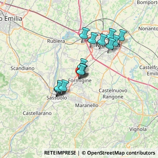 Mappa Via Piave, 41043 Formigine MO, Italia (5.9175)