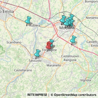 Mappa Via Piave, 41043 Formigine MO, Italia (7.88727)
