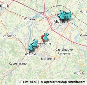 Mappa Via Piave, 41043 Formigine MO, Italia (7.97267)