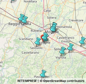 Mappa Via Piave, 41043 Formigine MO, Italia (15.81462)