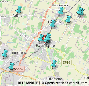 Mappa Via Piave, 41043 Formigine MO, Italia (2.42714)