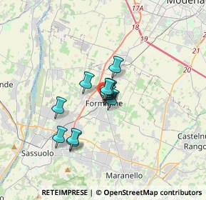 Mappa Via Piave, 41043 Formigine MO, Italia (2.00083)