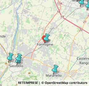 Mappa Via Piave, 41043 Formigine MO, Italia (8.4545)