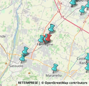 Mappa Via Piave, 41043 Formigine MO, Italia (5.5125)