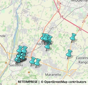 Mappa Via Piave, 41043 Formigine MO, Italia (4.197)