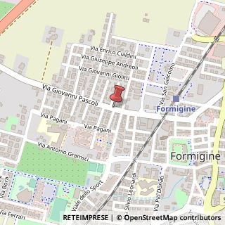 Mappa Via Giovanni Pascoli,  23, 41043 Formigine, Modena (Emilia Romagna)