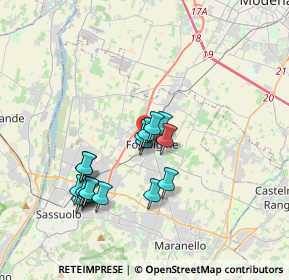 Mappa Via M. Fanti, 41043 Formigine MO, Italia (3.27118)