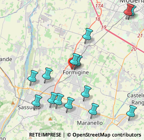 Mappa Via M. Fanti, 41043 Formigine MO, Italia (4.71214)