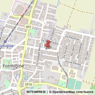 Mappa Via XXV Aprile, 8, 41043 Formigine, Modena (Emilia Romagna)