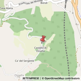 Mappa Località Ossella, 4, 43050 Valmozzola, Parma (Emilia Romagna)