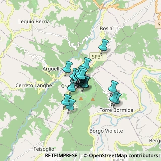 Mappa Via San Rocco, 12050 Cravanzana CN, Italia (0.85217)