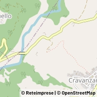 Mapa Cravanzana