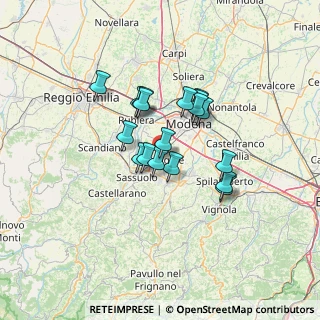 Mappa Via Giotto, 41043 Formigine MO, Italia (9.95056)