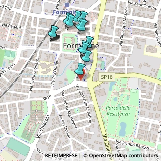 Mappa Via Giotto, 41043 Formigine MO, Italia (0.271)