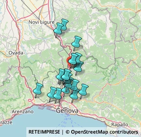 Mappa Via Bergamina, 16012 Busalla GE, Italia (10.417)