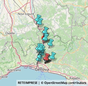 Mappa Via Bergamina, 16012 Busalla GE, Italia (10.2085)