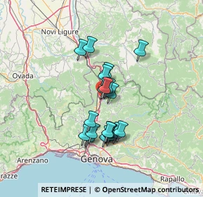 Mappa Via Bergamina, 16012 Busalla GE, Italia (10.7855)