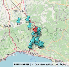 Mappa Via Bergamina, 16012 Busalla GE, Italia (8.5825)