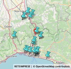 Mappa Via Bergamina, 16012 Busalla GE, Italia (15.3275)