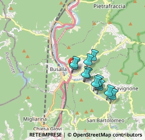 Mappa Via Bergamina, 16012 Busalla GE, Italia (1.30455)