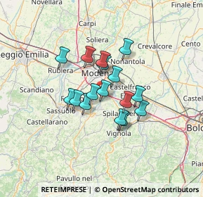 Mappa Str. Cave Paolucci, 41126 Modena MO, Italia (9.34438)