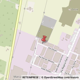 Mappa Via M. Olivari, 72, 41049 Sassuolo, Modena (Emilia Romagna)