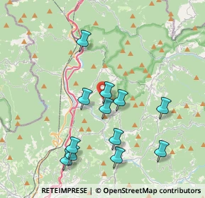 Mappa Via Costalovaia, 16010 Savignone GE, Italia (3.9575)