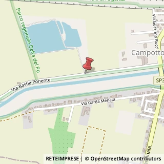 Mappa Via Bastia Ponente,  4, 44011 Argenta, Ferrara (Emilia Romagna)