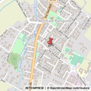 Mappa Via Zenzalose, 17, 41051 Castelnuovo Rangone, Modena (Emilia Romagna)