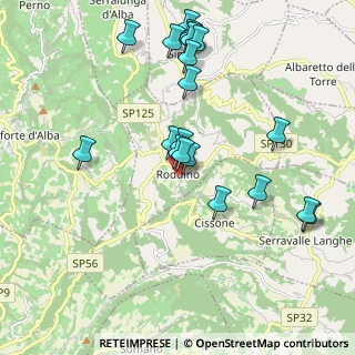Mappa Via Roma, 12050 Roddino CN, Italia (2.093)