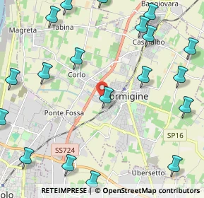 Mappa Via Bora, 41043 Formigine MO, Italia (3.084)