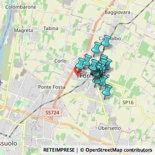 Mappa Via D. Tosi, 41043 Formigine MO, Italia (1.13632)