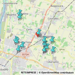 Mappa Via D. Tosi, 41043 Formigine MO, Italia (2.09786)