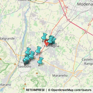 Mappa Via D. Tosi, 41043 Formigine MO, Italia (3.26533)