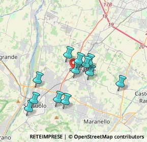 Mappa Via Bora, 41043 Formigine MO, Italia (3.16833)