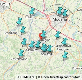 Mappa Via Bora, 41043 Formigine MO, Italia (7.7745)