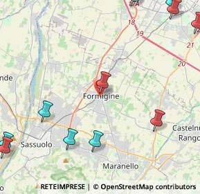 Mappa Via Sassuolo, 41043 Formigine MO, Italia (6.45182)