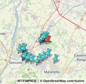 Mappa Via Sassuolo, 41043 Formigine MO, Italia (3.279)