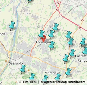 Mappa Via Sassuolo, 41043 Formigine MO, Italia (5.739)