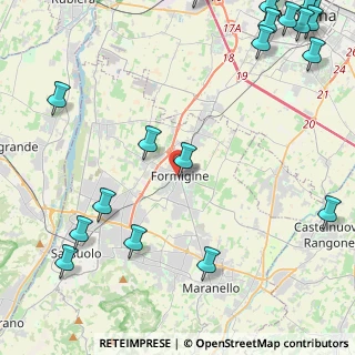 Mappa Via Sassuolo, 41043 Formigine MO, Italia (6.988)